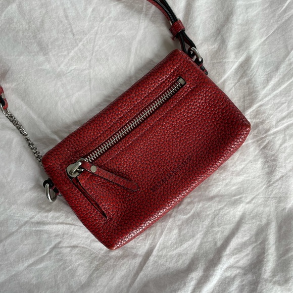 Red Burberry Crossbody purse - Picture 2 of 6